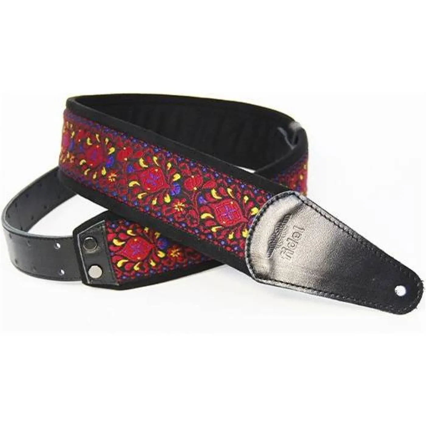 Ремень для гитары Fidel FL22006E Ergo Burgundy Ornament