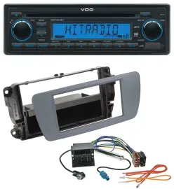 VDO AUX MP3 1DIN CD USB Autoradio für Seat Ibiza (ab 08) conemaragrau