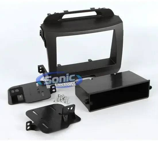 Scosche KA2099DGB Single/Double DIN Dash Install Kit for 2011-15 Kia Sportage