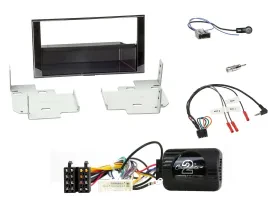 Einbauset Lenkradadapter DIN Autoradio für Nissan Micra 2013-2017 piano