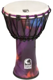 TOCA SFDJ-9WP Freestyle Rope Tuned Woodstock Purple джембе 9"х16,5"