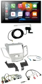 Pioneer Lenkrad USB Bluetooth DAB 2DIN Autoradio für Ford Fiesta 2010-2017 silbe