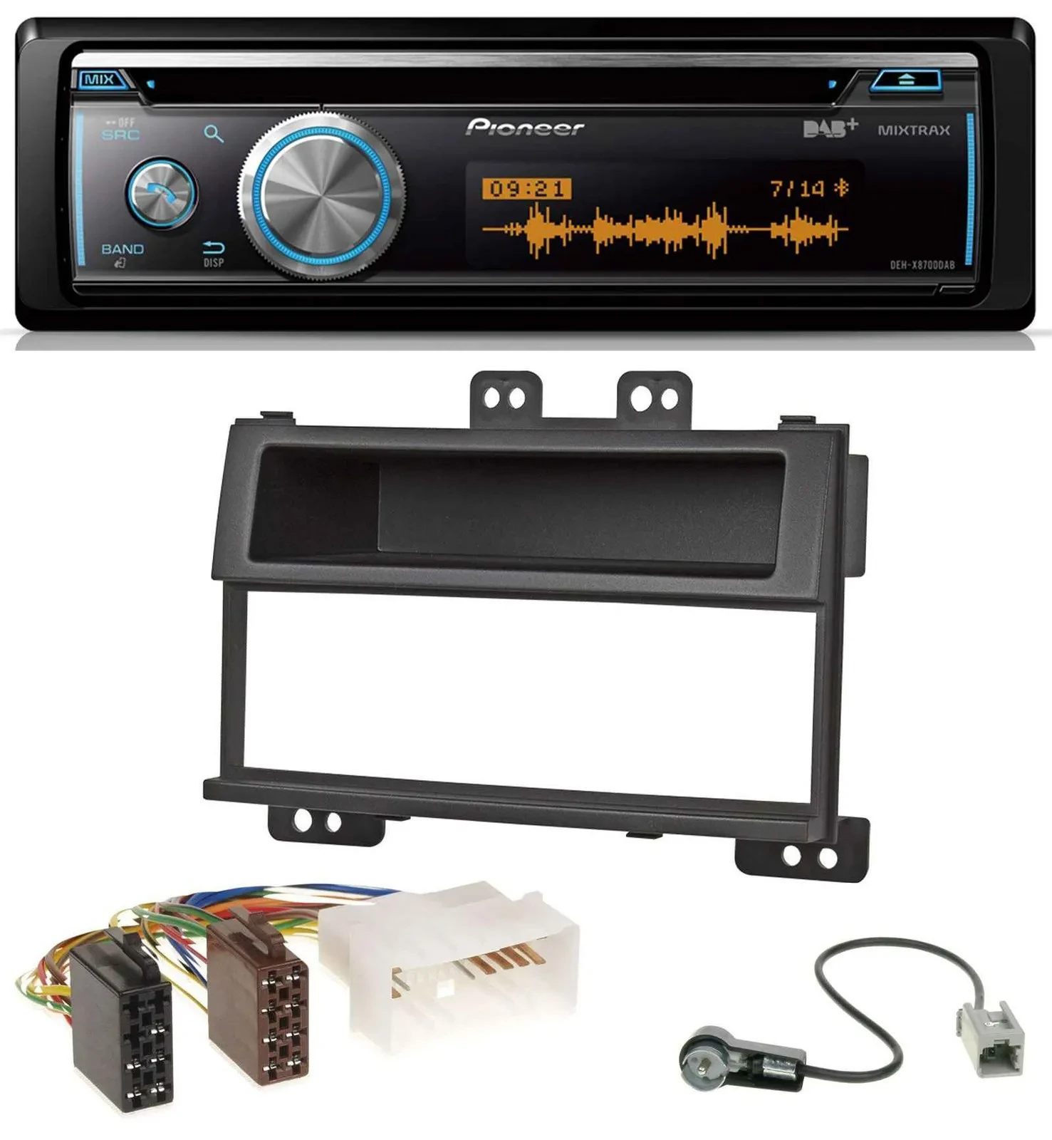 Автомагнитола Pioneer Bluetooth CD USB DAB MP3 для Hyundai i20 (2008–2011)