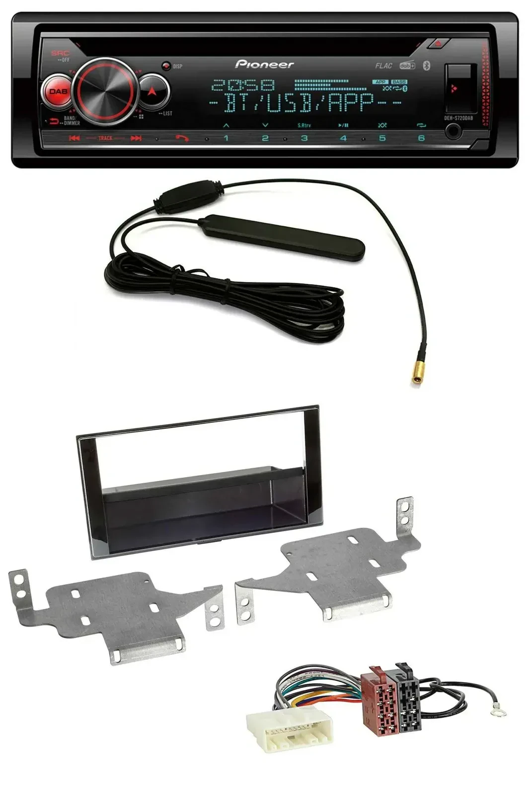 Автомагнитола для Nissan Juke Pioneer USB DAB MP3 Bluetooth CD