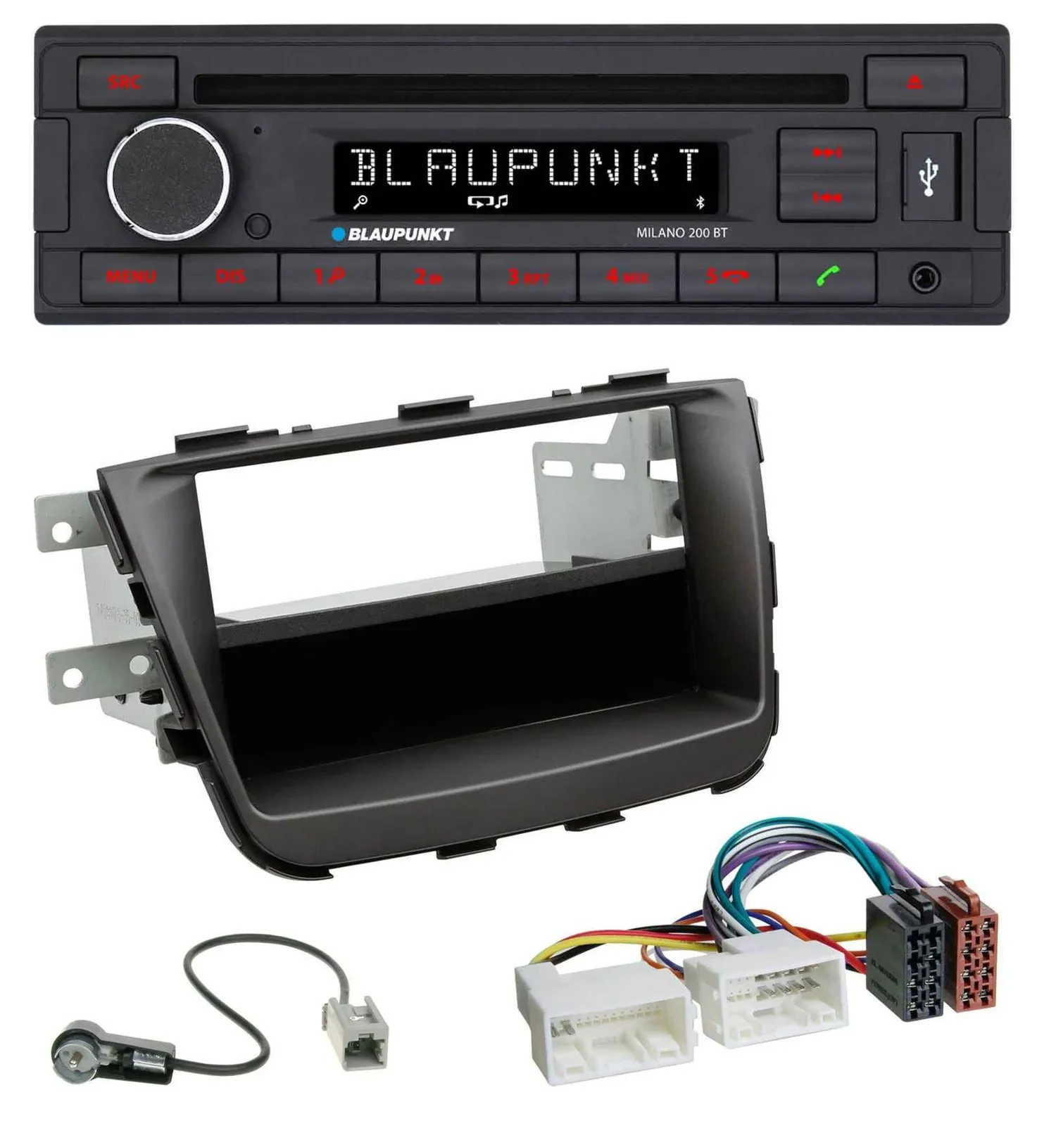 Blaupunkt MP3 USB CD Bluetooth AUX Autoradio für Kia Sorento II XM Facelift 12-1