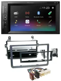 Автомагнитола Pioneer 2-DIN DAB, Bluetooth, USB, MP3 для Nissan 350Z Coupe/Roadster