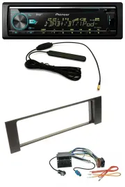 Pioneer CD MP3 AUX DAB USB Autoradio für Audi A4 00-04 B6 Quadlock Fakra