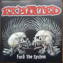 EXPLOITED Fuck The System (Clear Red & Black Splatter) LP