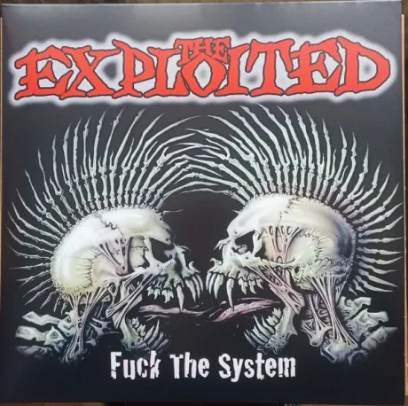 EXPLOITED Fuck The System (Clear Red & Black Splatter) LP