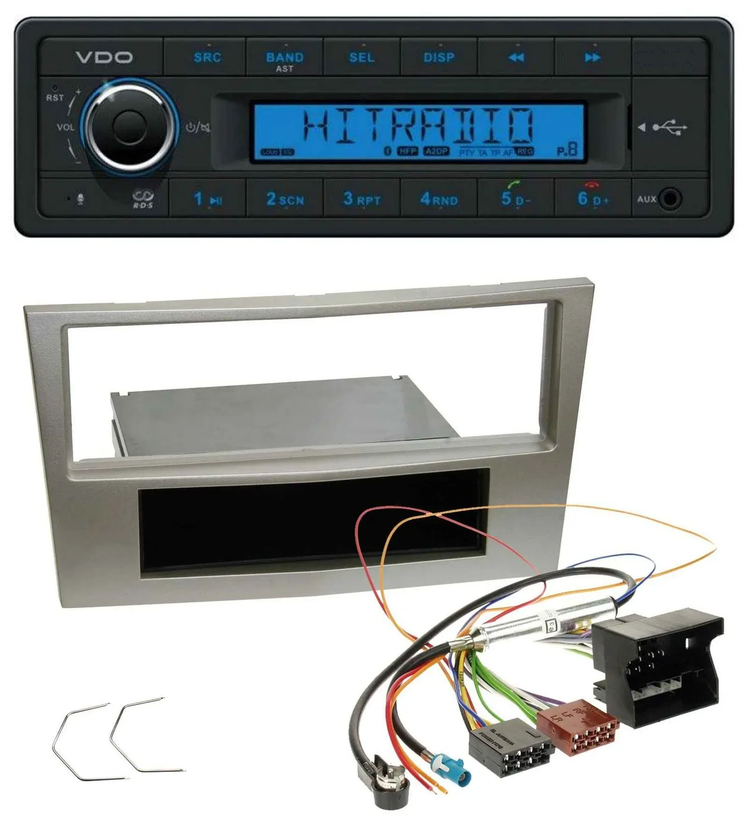 VDO AUX Bluetooth USB MP3 Autoradio für Opel Zafira B Astra H Corsa D ab 2005 sa