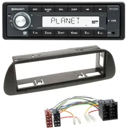 Continental USB MP3 AUX 1DIN Autoradio für Mercedes Sprinter W314 ab 2001