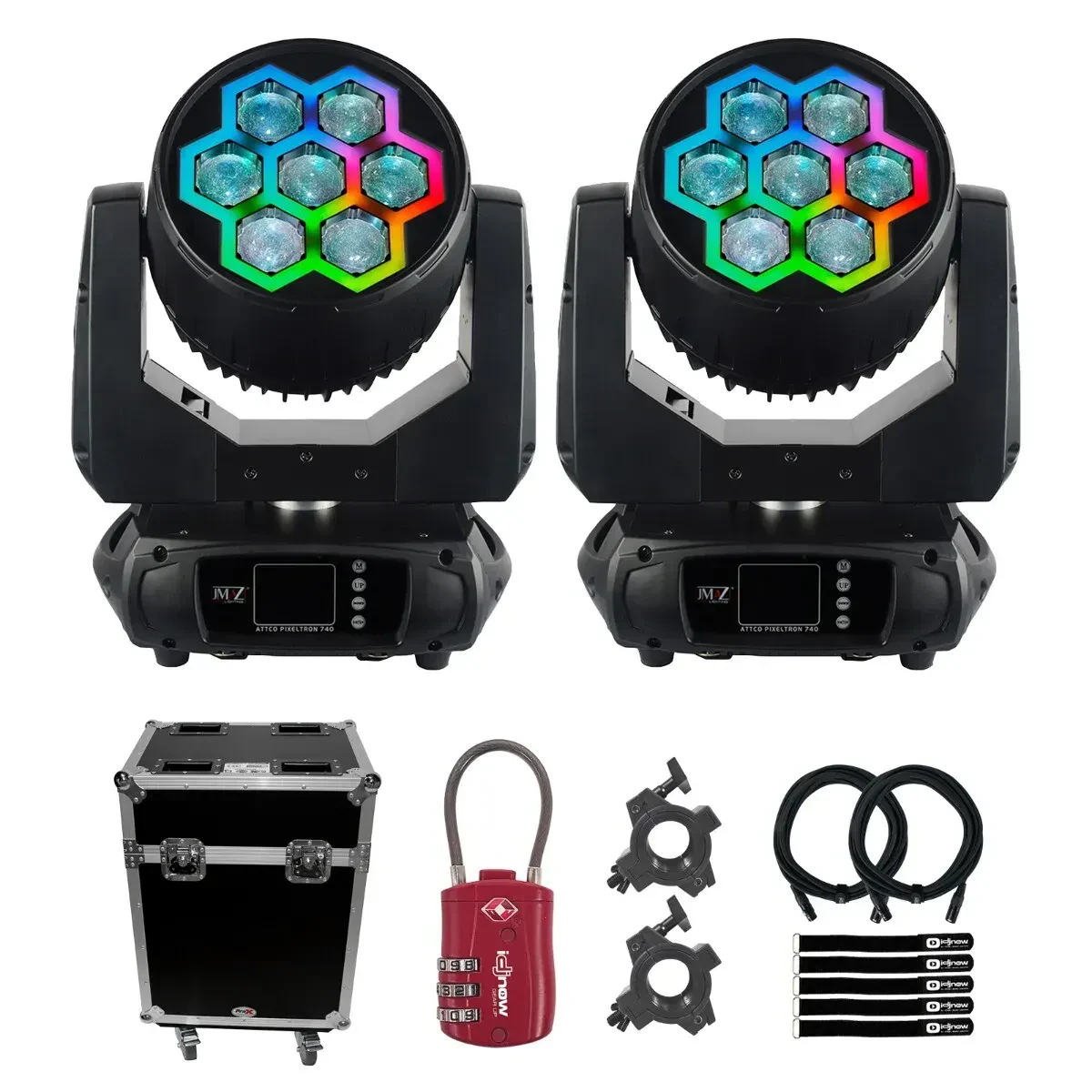 Прибор с полным движением JMAZ LIGHTING PIXL TRON 740Z с аксессуарами (пара)