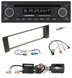 Blaupunkt Lenkrad Bluetooth DAB CD USB Autoradio für Audi A4 B6 00-04 Quadlock D