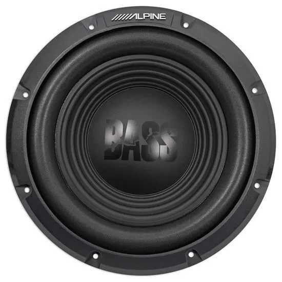 ALPINE 750 Watt 10" inch BassLine Series Single 4 Ohm Car Sub Subwoofer | W10S4
