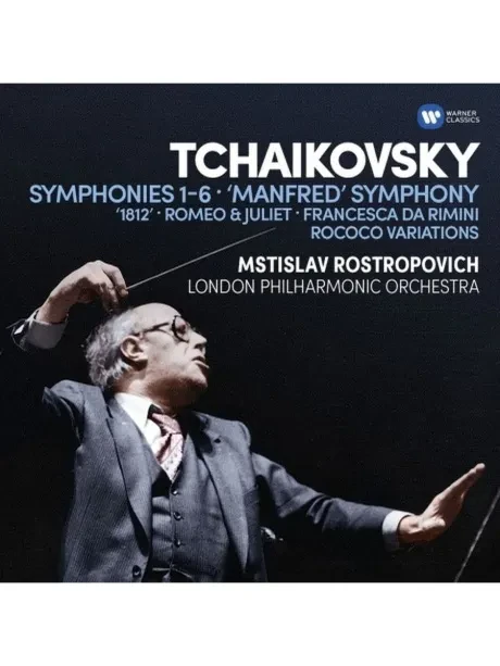 MSTISLAV ROSTROPOVICH - Tchaikovsky: Symphonies 1-6 / Manfred Symphony / Francesca Da Rimini / Romeo And Juliet / Etc (6CD)