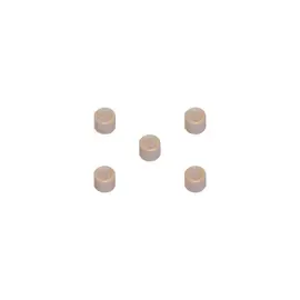 Shure RPM214 Mid Boost EQ Cap, 5 Pack, Tan with Silver Top