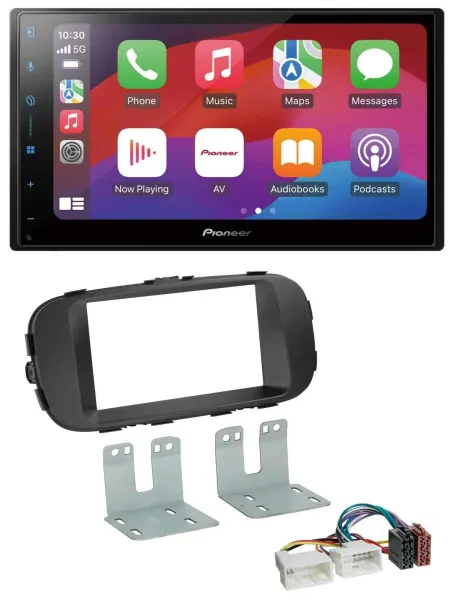 Pioneer DAB USB MP3 Bluetooth 2DIN Autoradio für Kia Soul ab 14 PS schwarz