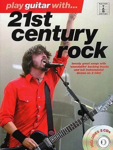 Ноты MusicSales PLAY GUITAR WITH 21ST CENTURY ROCK GUITAR TAB BOOK/2CDS