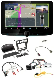 Kenwood Bluetooth DAB TMC 2DIN Lenkrad USB Navigation für BMW 5er 2007 E60 ohne