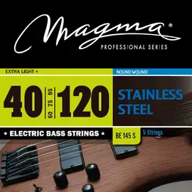 Струны для 5-струнной бас-гитары 40-120 Magma Strings BE145S