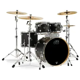DW 4Piece Performance Series Shell Pack Hard Satin Charcoal Metallic