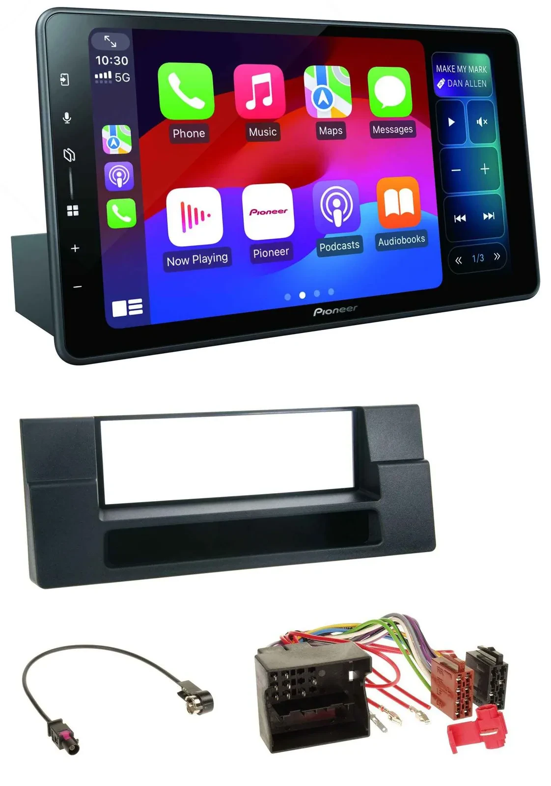 Pioneer Bluetooth DAB MP3 USB Autoradio für BMW X5 E53 5er E39 Quadlock Ablagefa