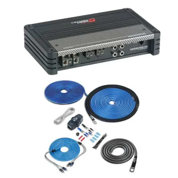 Cerwin Vega SRPM7002D 700W RMS 2-Channel Marine Amplifier with Amp Kit
