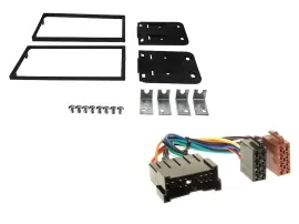 Einbauset Doppel DIN Autoradio für Kia Carens II 2002-2006