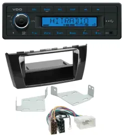 VDO AUX Bluetooth USB MP3 Autoradio für Mitsubishi Space Star A00 ab 13 Ablagefa