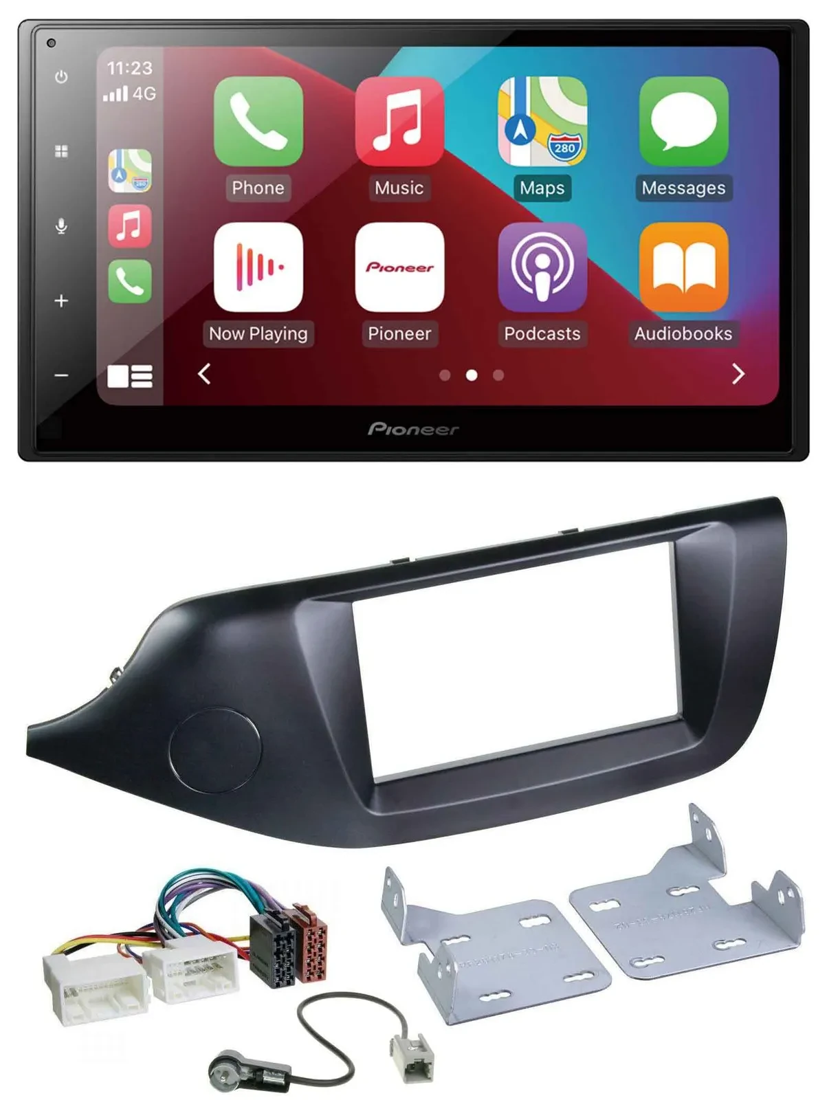 Автомагнитола для Kia Ceed (с 2012) Pioneer 2DIN DAB Bluetooth USB MP3 черная