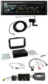 Pioneer MP3 Lenkrad CD USB DAB Autoradio für Alfa Giulietta 13-21 piano-schwarz