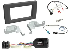 Einbauset Lenkradadapter Doppel DIN Autoradio für Renault Master ab 2019