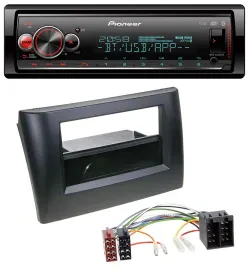 Автомагнитола Pioneer Bluetooth, USB, MP3, DAB для Fiat Stilo (2001–2008) с карманом
