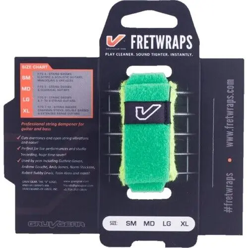 Глушитель струн Gruv Gear FretWrap Large Leaf Green