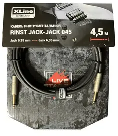 Инструментальный кабель Xline Cables RINST JACK-JACK 045 4.5 м