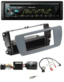 Pioneer DAB Lenkrad CD USB Bluetooth Autoradio für Seat Ibiza conemaragrau