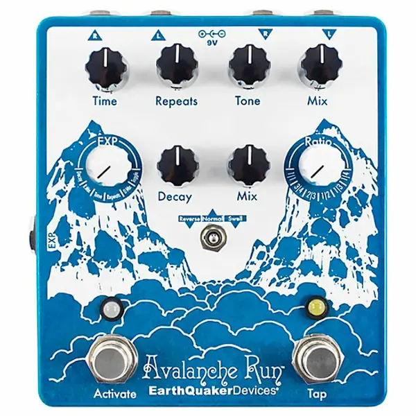 Педаль эффектов для электрогитары EarthQuaker Avalanche Run V2 Delay Reverb