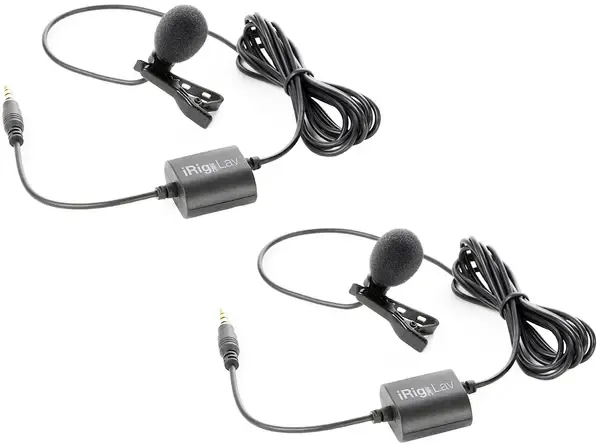 Микрофон для мобильных устройств IK Multimedia iRig Mic Lav (пара)