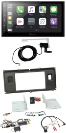 Автомагнитола для Land Rover Evoque (с 2014) Pioneer 2DIN, USB, Bluetooth, DAB, управление с руля