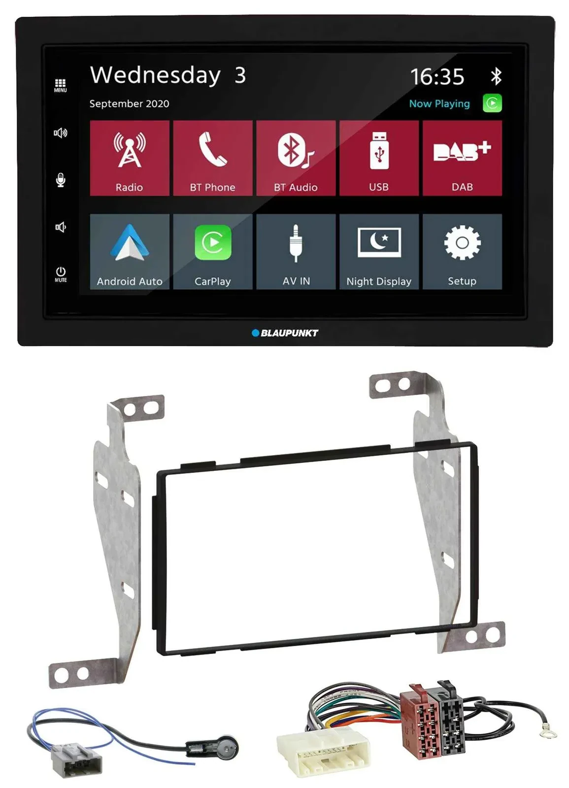 Blaupunkt DAB Bluetooth USB MP3 2DIN Autoradio für Nissan Juke (2010-2014)