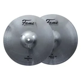 Reflex 14" HiHat Becken Messinglegierung Medium-Heavy Silver Brilliant Finish