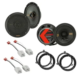 2015–2018 Jeep Wrangler JK Kicker Plug & Play Speaker Bundle Upgrade