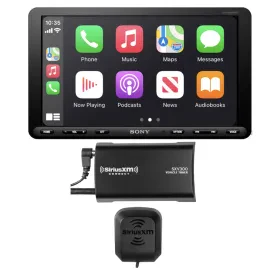 Sony XAV-AX8100 8.95" Single-DIN Floating Receiver + SiriusXM SXV300v1