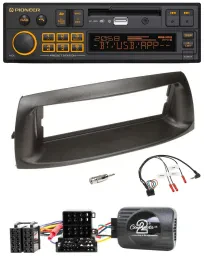 Автомагнитола Pioneer DAB, USB, Bluetooth для Fiat Punto 1999–2005, совместима с кнопками на руле