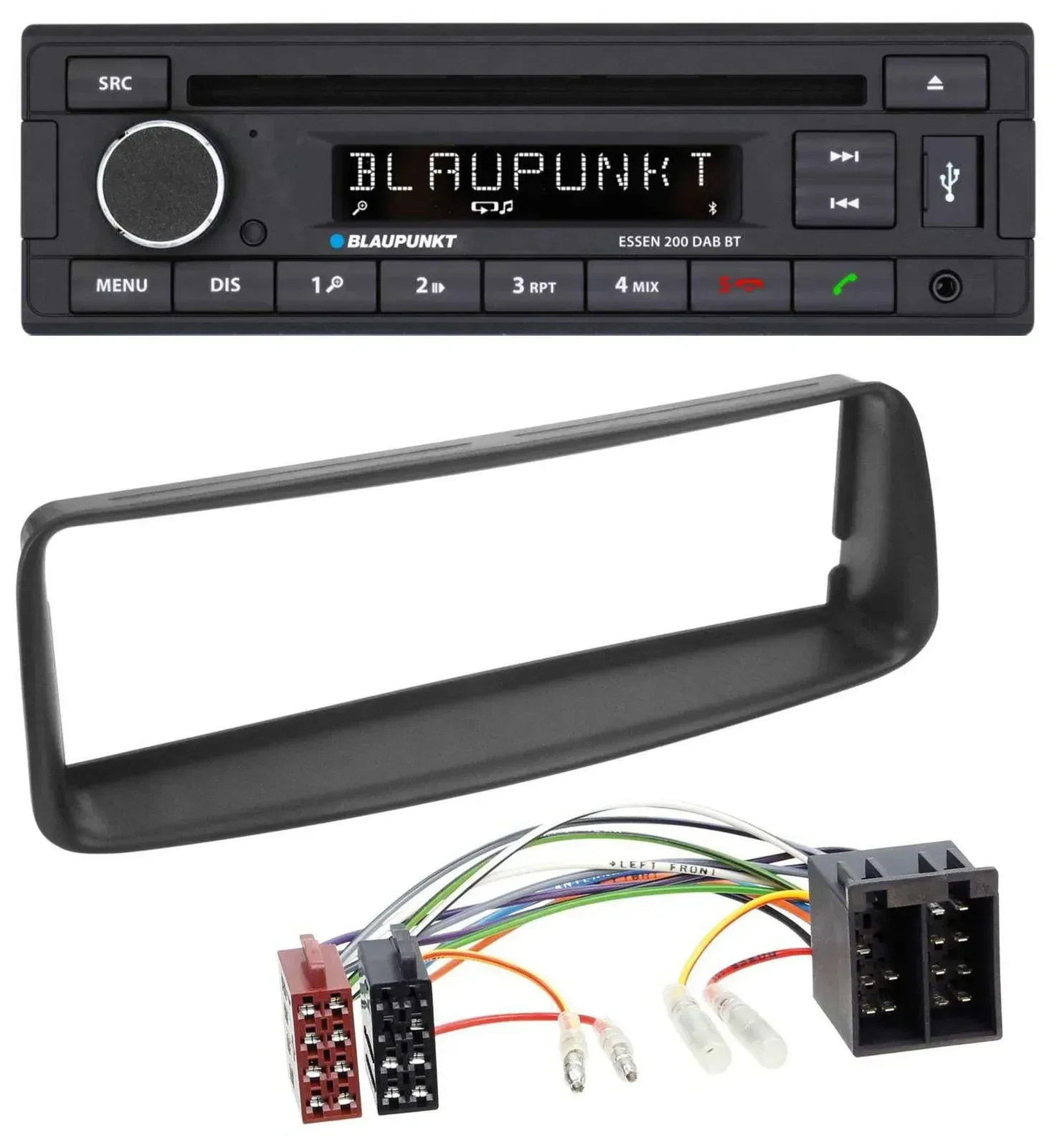 Blaupunkt USB MP3 Bluetooth DAB CD Autoradio für Peugeot 206 (ab 1998)
