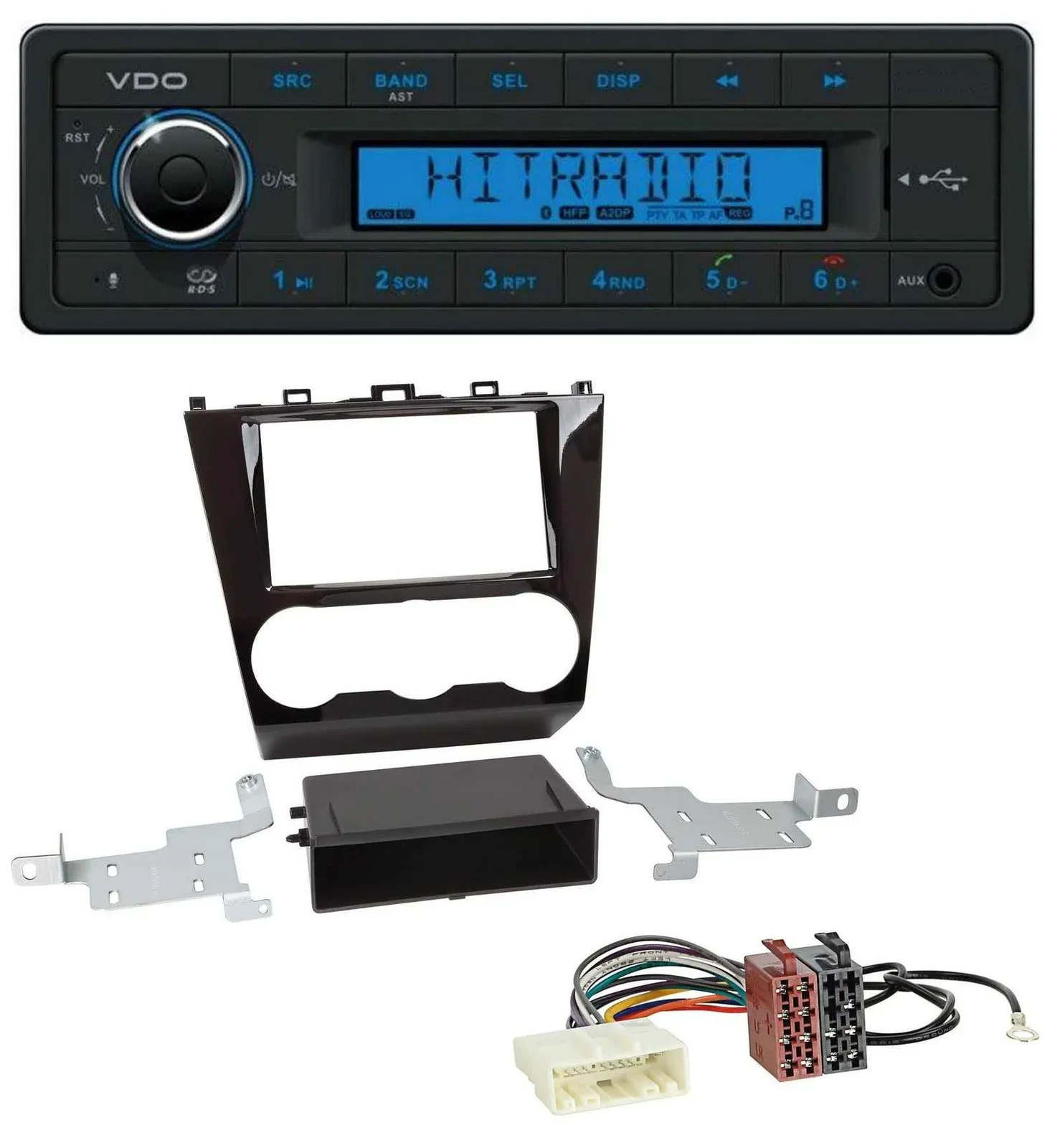 VDO AUX Bluetooth USB MP3 Autoradio für Subaru Forester SJ Facelift ab 15