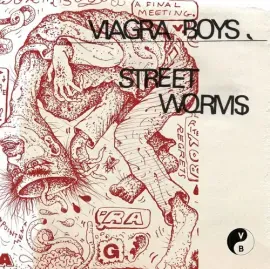 Виниловая пластинка Viagra Boys - Street Worms - Cloudy Clear [New Vinyl LP] Explicit, Clear Vinyl