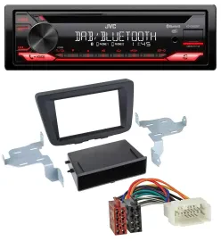 JVC CD DAB USB Bluetooth MP3 Autoradio für Suzuki Baleno (EW, ab 2016)
