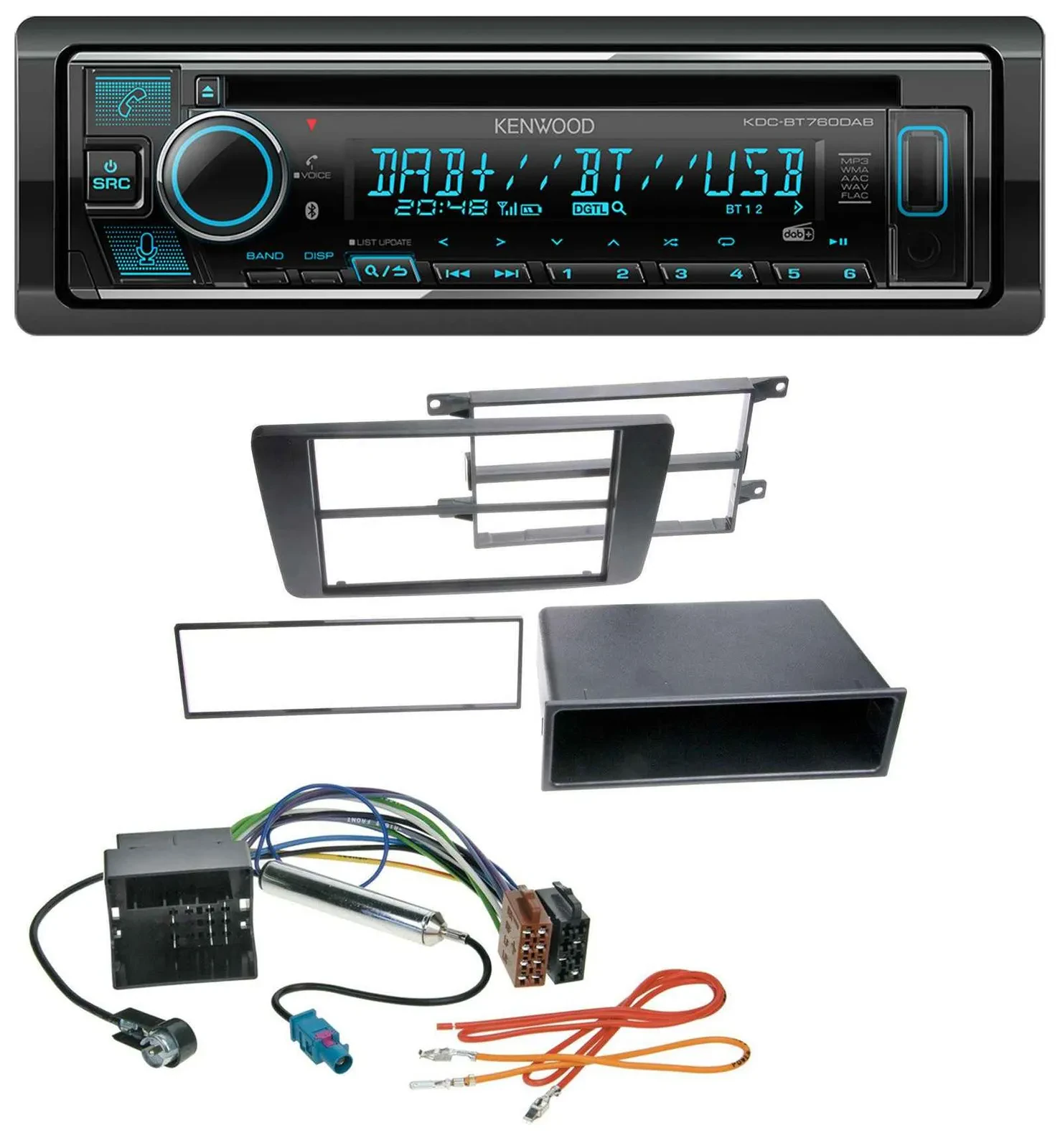 Kenwood MP3 Bluetooth DAB USB CD Autoradio für Skoda Octavia II 2004-2013 Yeti a