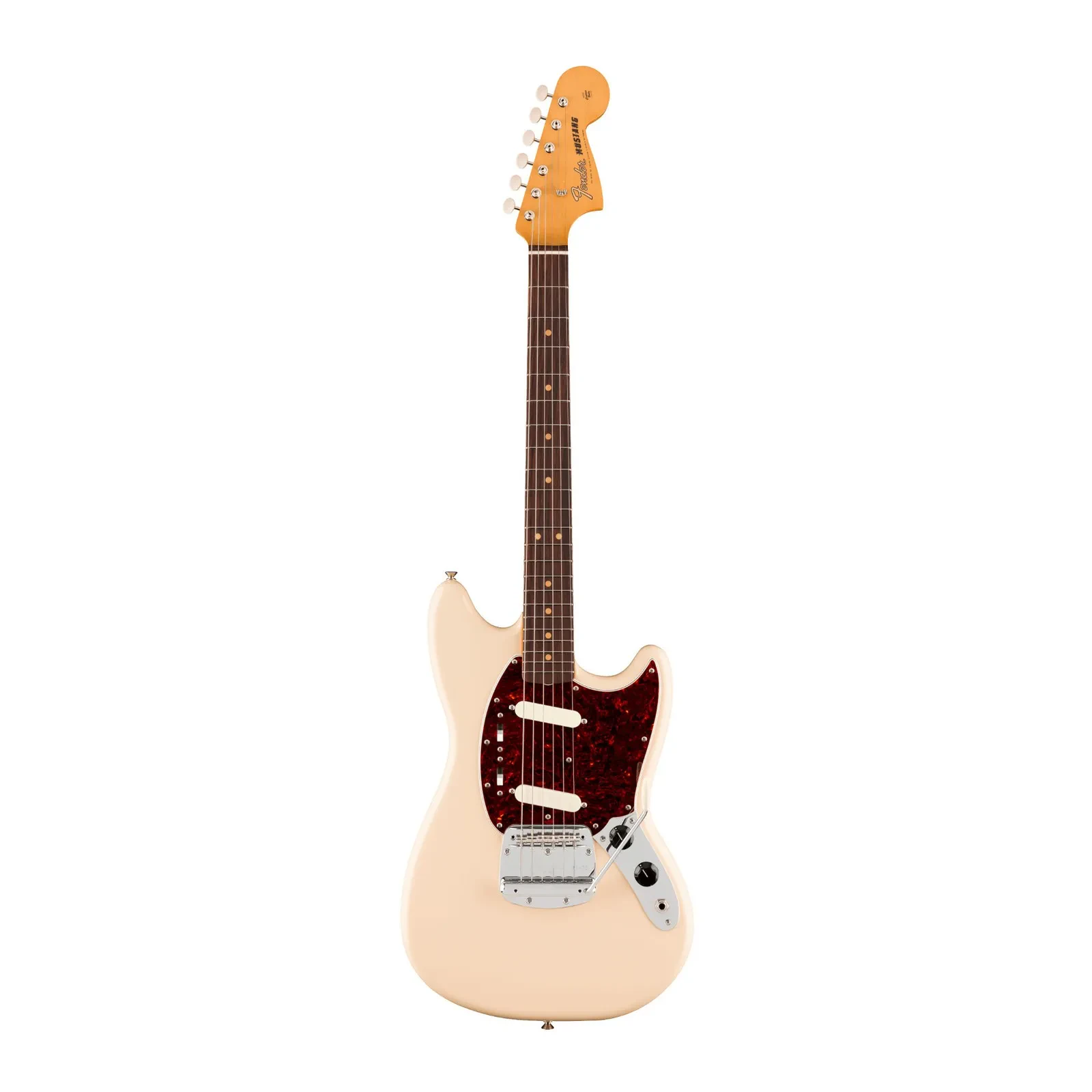 Электрогитара Fender Vintera III Mid '60s Mustang SS, 6-струнная, Olympic White